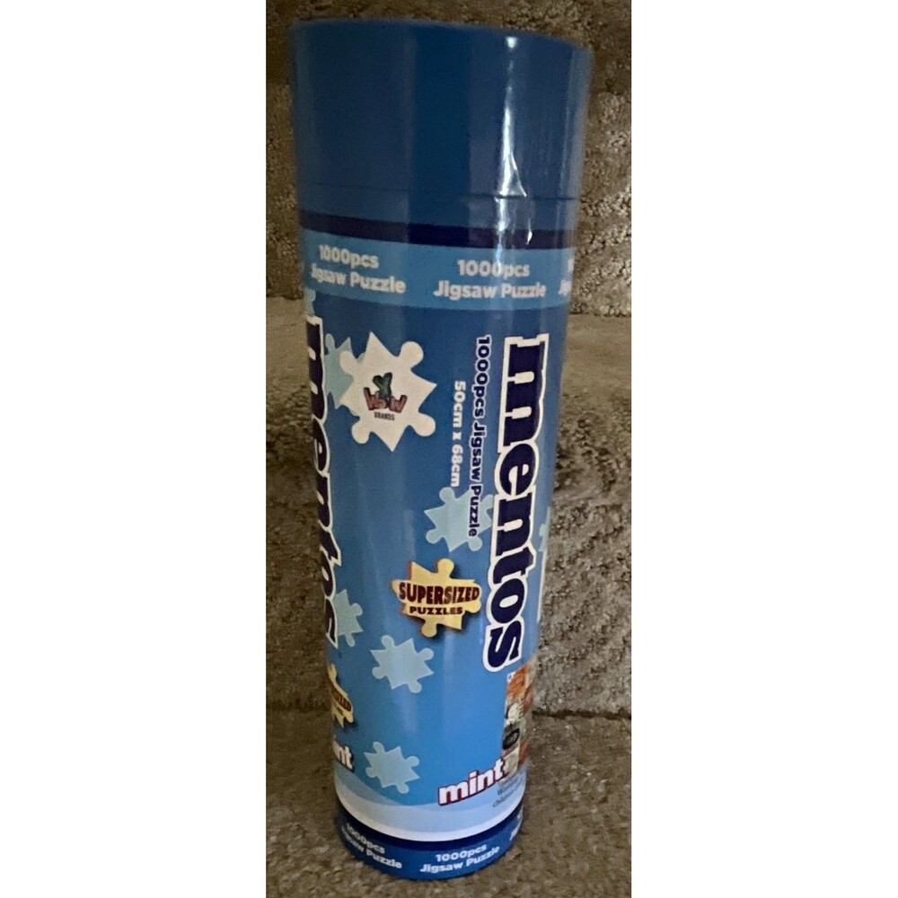 Mentos Mint Supersized Jigsaw Puzzle WOW Brands 1000 piece 50cm x 69cm New